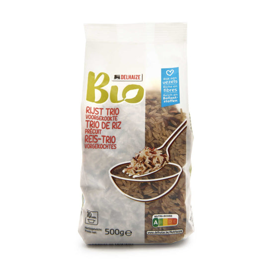 Riz | Trio | Précuit | Bio | 7,50 €/kg | 500 gr
