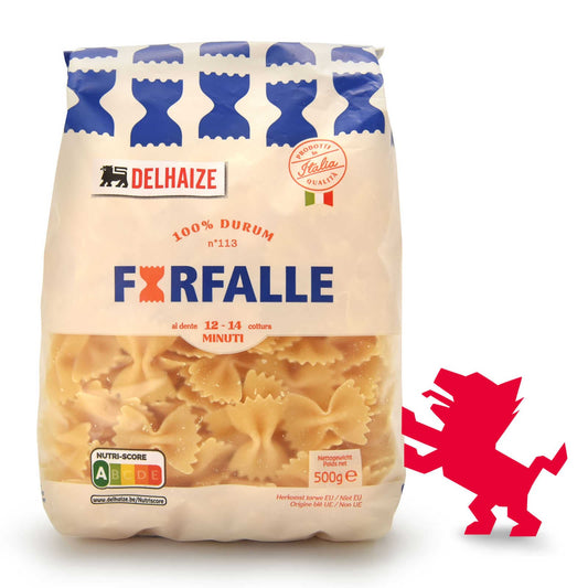 Pâtes | Farfalle | 2,10 €/kg | 500 gr