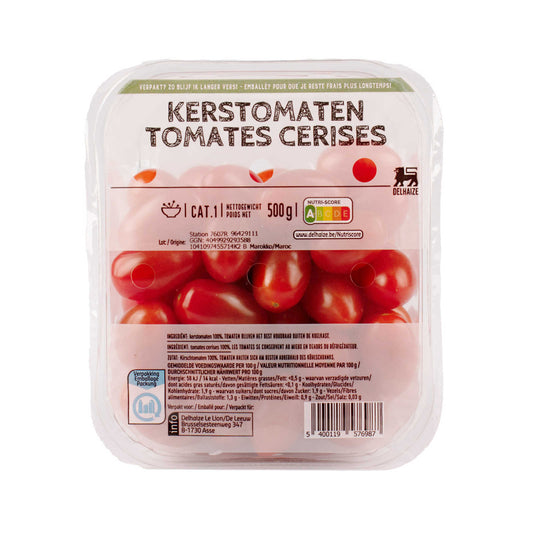 Tomates cerises | Rouge | 6,78 €/kg | 500 gr