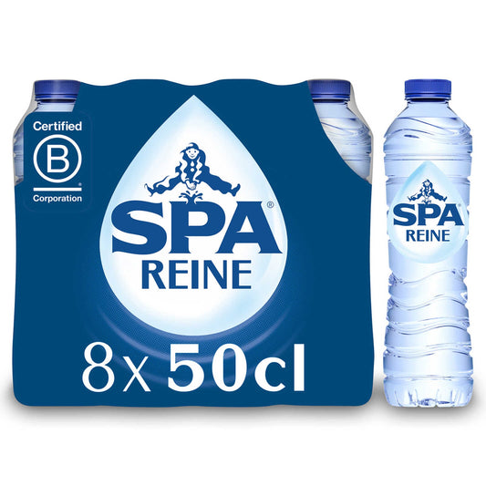 Eau minérale | Non pétillante | PET | 1,10 €/l | 8 x 50 cl