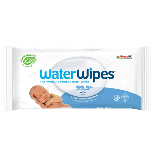 Lingettes | Humide | Biodégradable | 0,07 €/pc | 60 pc