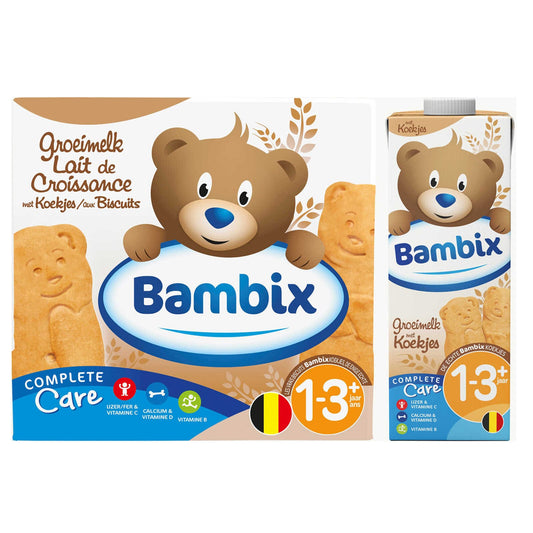 Lait de croissance | Biscuits | 1-3 | 1,98 €/l | 6 x 1 l
