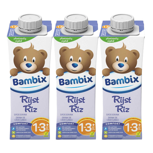 Boisson de croissance | Riz | 1-3 | 3,80 €/l | 3 x 25 cl