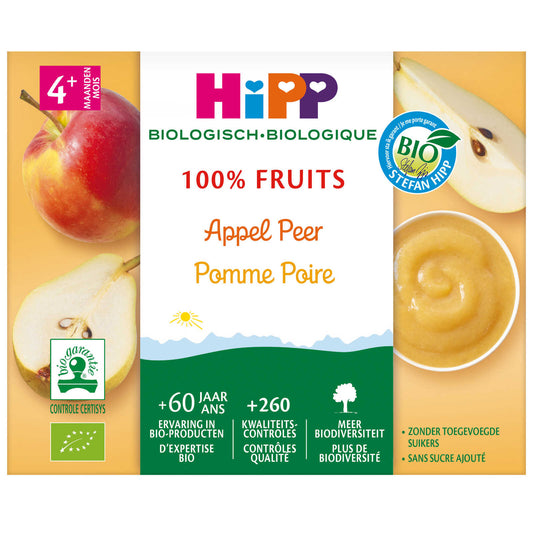 Panade | Pomme Poire | 4M | Bio | 7,98 €/kg | 4 x 100 gr