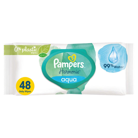 Lingettes | Aqua | 0,06 €/pc | 48 pc