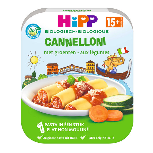 Repas | Cannelloni Légumes | 15M | Bio | 13,80 €/kg | 250 gr