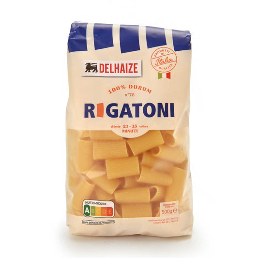 Pâtes | Rigatoni | 2,18 €/kg | 500 gr