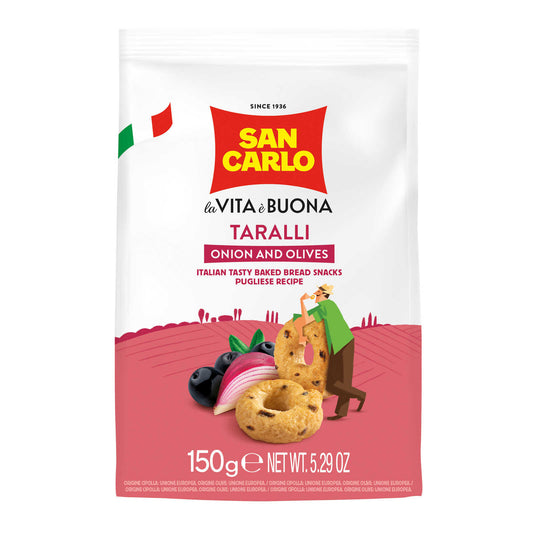SC TARALLI ONION & OLIVE | 15,67 €/kg | 150 gr