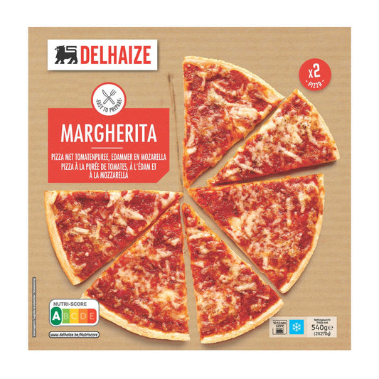 Pizza | Margherita | 3,61 €/kg | 2 x 270 gr