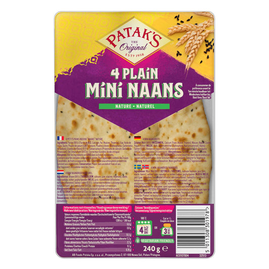 Naan | Nature | 14,10 €/kg | 188 gr