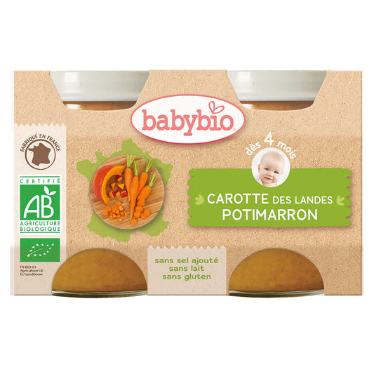 Repas | Carotte Potimarron | 4M | Bio | 10,73 €/kg | 260 gr