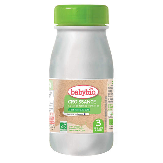 Lait de Croissance | 10 Mois | Bio | 3,99 €/l | 6 x 25 cl