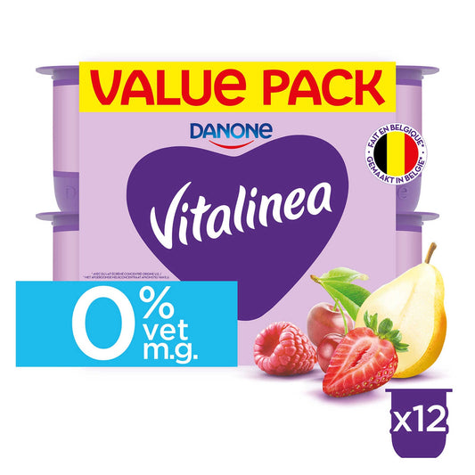 Yaourt | Cerise-Fraise-Framboise-Poire | 0% m.g. | 4,66 €/kg | 1,5 kg