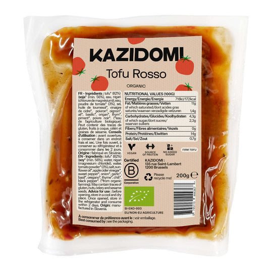 Tofu Rosso | Bio | 14,75 €/kg | 200 gr