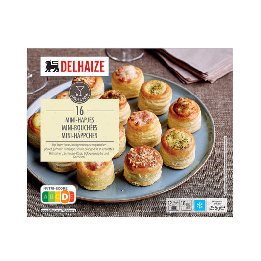 Mini bouchées | 16st | 15,43 €/kg | 256 gr