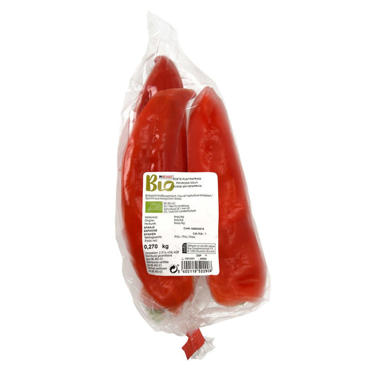Poivron doux | Rouge | Bio | 18,48 €/kg | 270 gr