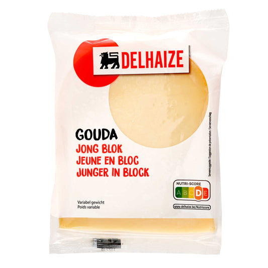 Gouda | Jeune | Bloc | +/- 2,47 € | +/- 330 gr