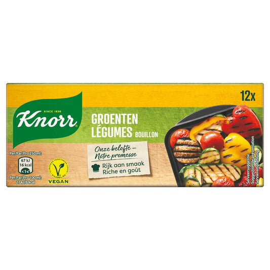 Bouillon | Légumes | 12 Cubes de bouillons | 18,75 €/kg | 120 gr