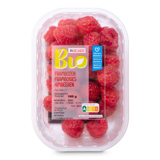 Framboises | Bio | 31,90 €/kg | 100 gr