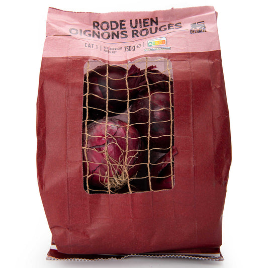 Oignons | Rouges | Emballés | 2,52 €/kg | 750 gr
