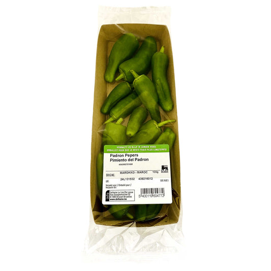 Poivrons Padron | 20,75 €/kg | 120 gr