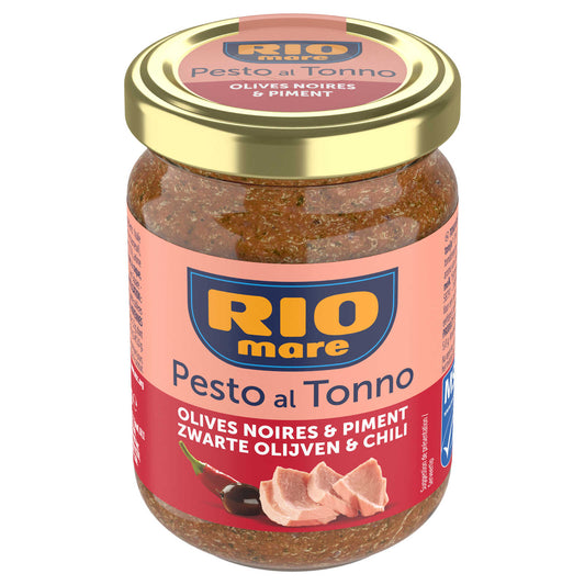 Pesto | Avec thon | Olives noires | 36,85 €/kg | 130 gr