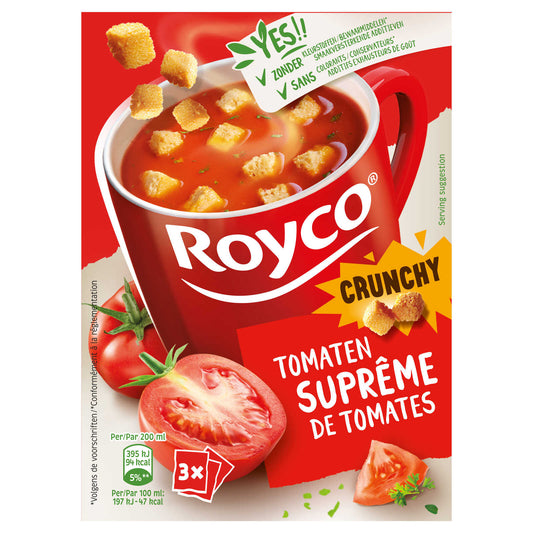 Soupe | Tomates | Croutons | Suprême | 23,99 €/kg | 3 x 20,7 gr