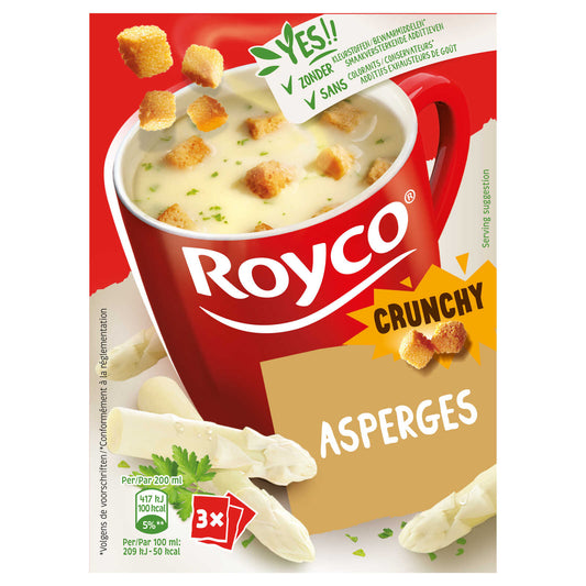 Soupe | Asperges | Crunchy | 33,17 €/kg | 3 x 20 gr