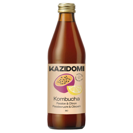 Kombucha thé | Citron fruit de la passion | Bio | 7,24 €/l | 33 cl