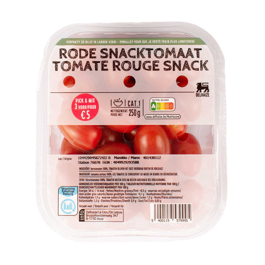 Tomates cerises | Rouge | 7,96 €/kg | 250 gr