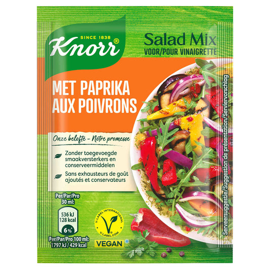 Epices | Vinaigrette | Poivron | Salad mix | 62,59 €/kg | 27 gr