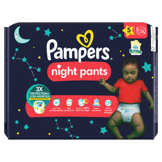 Culottes de nuit | Taille 5 | 0,64 €/pc | 35 pc