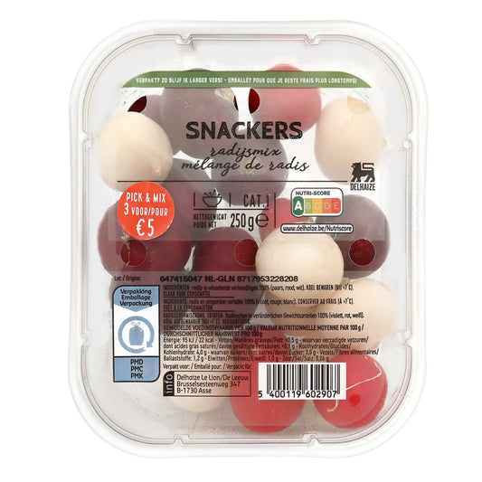 Radis mix | Snack | 9,96 €/kg | 250 gr