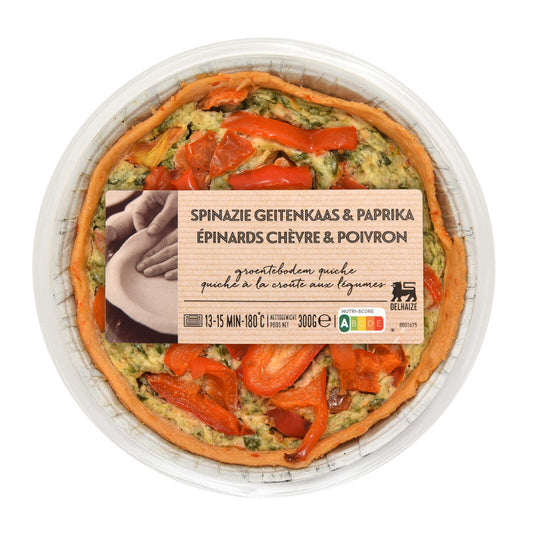 Quiche | Epinard | Fromage de chèvre | 14,97 €/kg | 300 gr