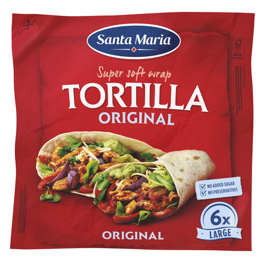 Wrap tortilla | Original | 7,87 €/kg | 380 gr