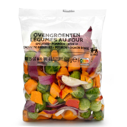 Légumes four | choux bxl | potiron | 7,48 €/kg | 600 gr