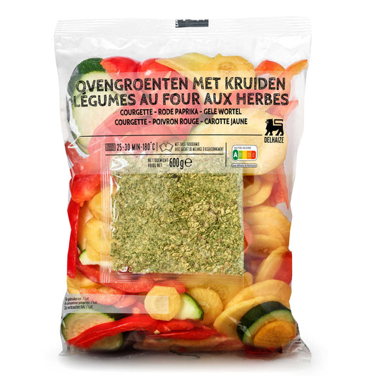 Légumes four | Herbes | Courgettes Poivron | 6,65 €/kg | 600 gr