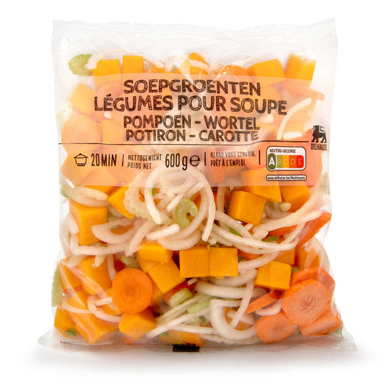 Légumes pour soupe | Poitron - Carotte | 6,15 €/kg | 600 gr