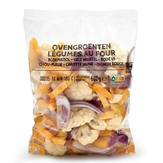 Légumes four | Chou-fleur | Carotte jaune | 6,65 €/kg | 600 gr