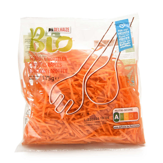 Carottes | Râpé | Bio | 7,71 €/kg | 175 gr