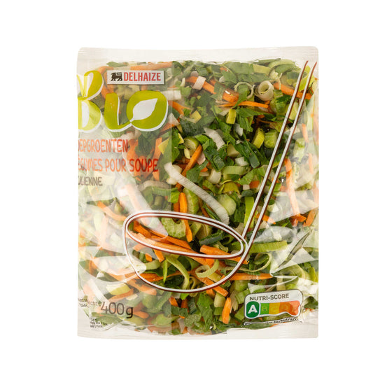 Légumes pour la soupe | Julienne | Bio | 7,73 €/kg | 400 gr