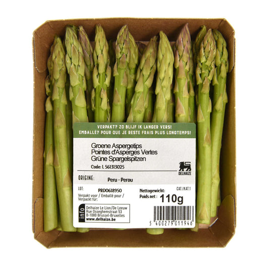 Asperges | Vertes | Mini | 40,82 €/kg | 110 gr
