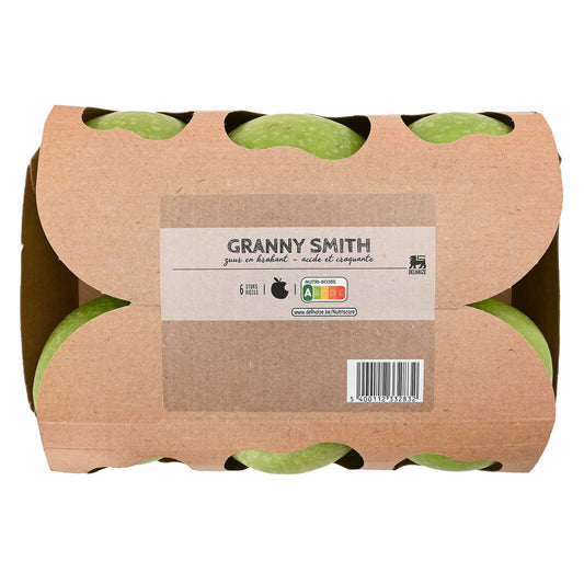 Pommes | Granny Smith | Emballé | 6pc | 2,88 €/kg | 900 gr