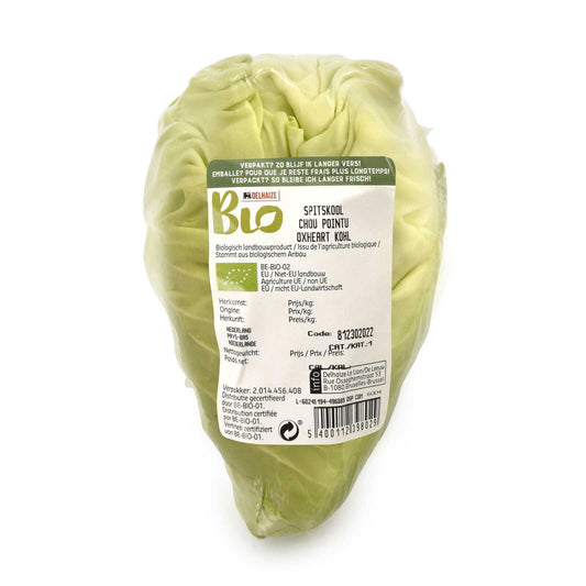 Chou pointue | Bio | 7,18 €/kg | 500 gr