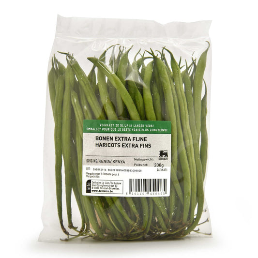 Haricots | Extra fins | Emballés | 8,95 €/kg | 200 gr