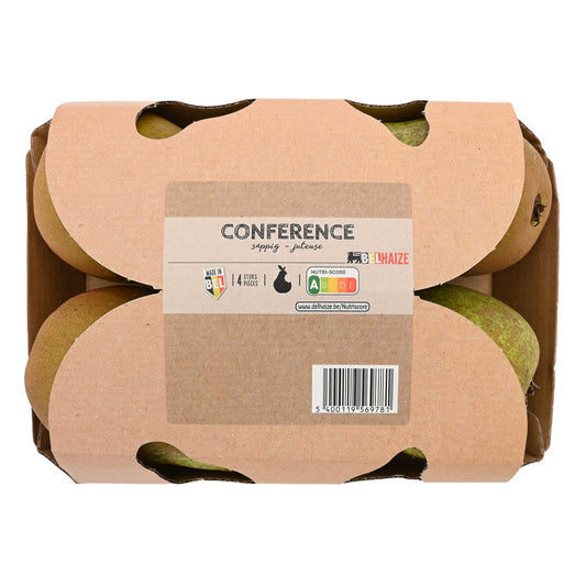 Poires | Conference | Emballé | 4PC | 3,32 €/kg | 600 gr