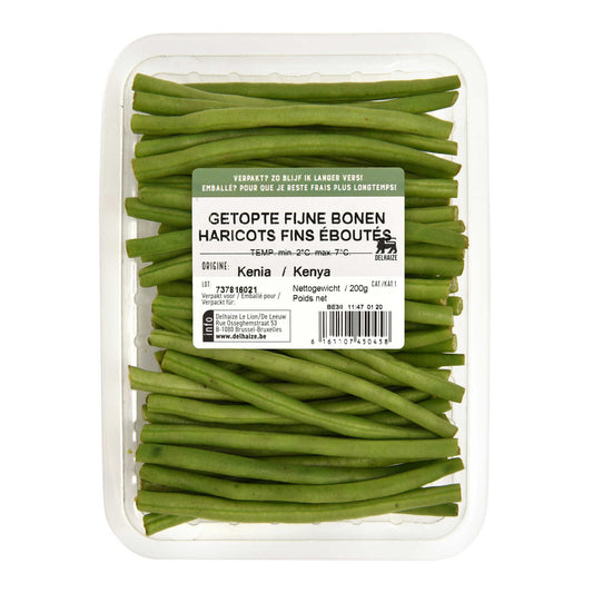 Haricots | Fins | Équeutés | 10,95 €/kg | 200 gr