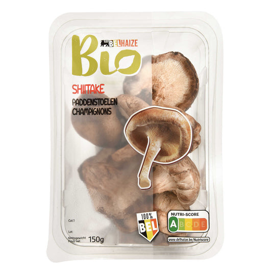 Shiitake | Belges | Bio | 24,60 €/kg | 150 gr