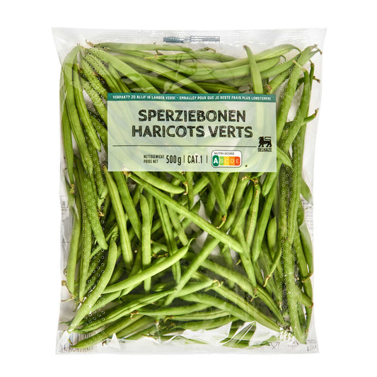 Haricots verts | 4,38 €/kg | 500 gr