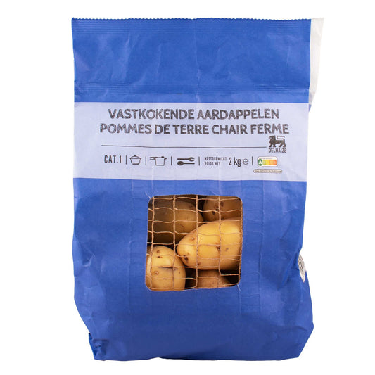 Pommes de terre | Chair ferme | Emballées | 2,28 €/kg | 2 kg